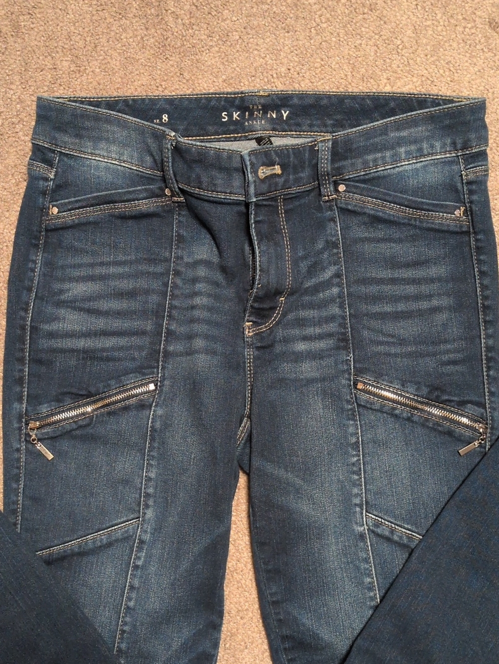 White house Black market Jeans, Skinny Ankle Size 8